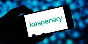 Kaspersky Logo on Smartphone